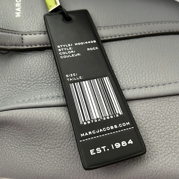 Marc Jacobs Rock Grey “The Tag Tote” - Picture 4 of 11